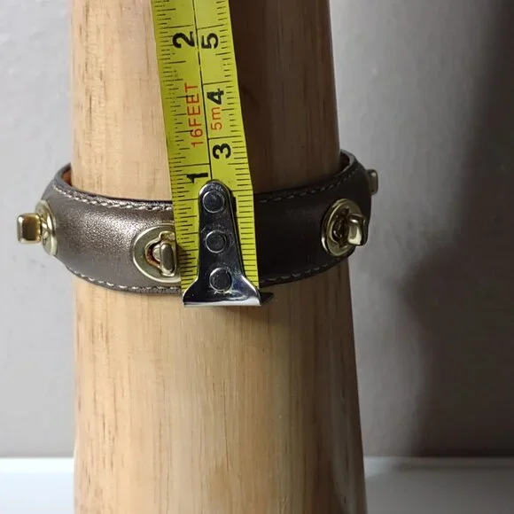 7.75 Inch Coach Turnlock Bangle - Picture 11 of 11